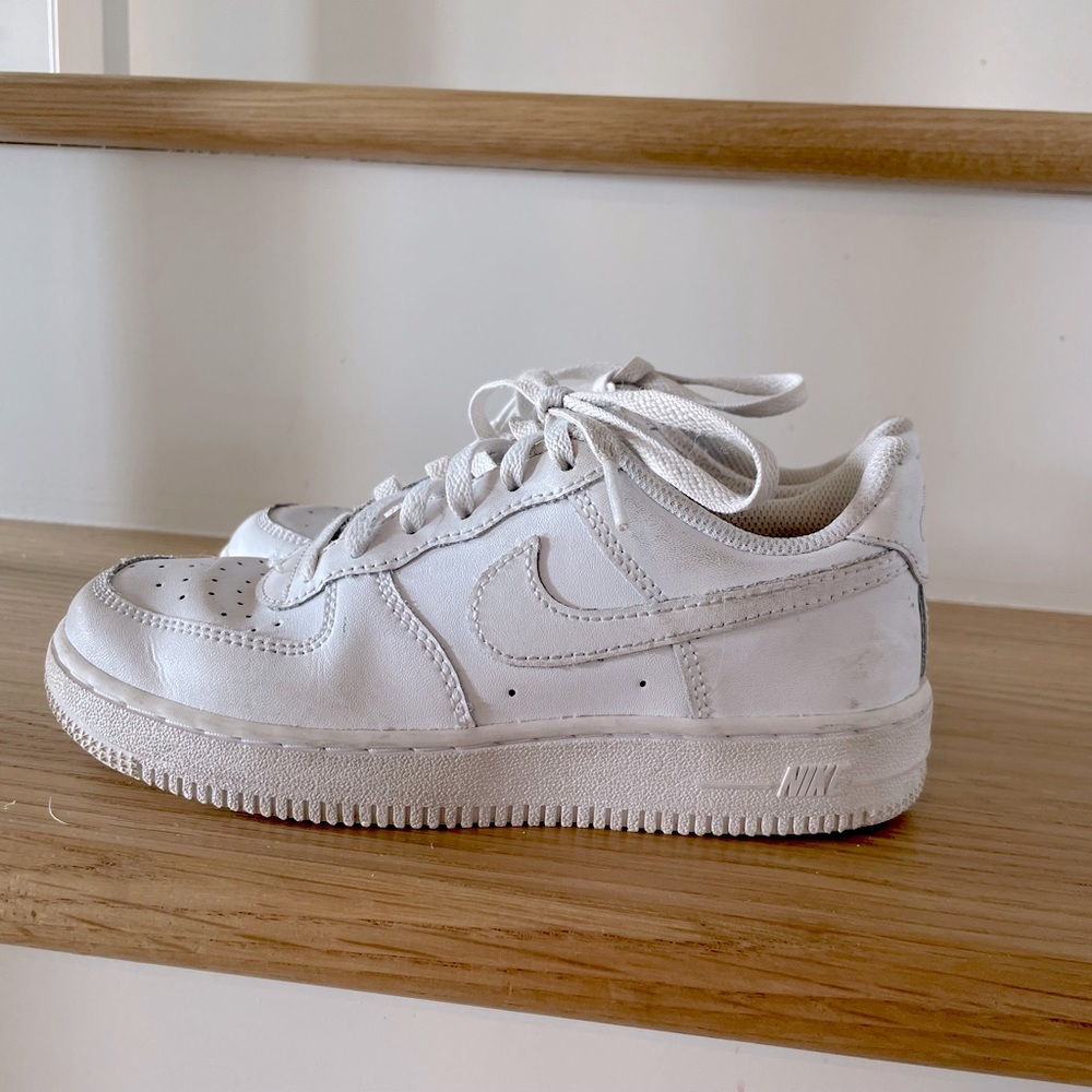 Nike, Air Force, girls, sneaker, white in size and 1